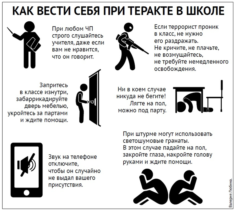 Памятки по антитеррору.